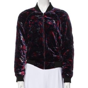 Joie velvet bomber jacket, like new